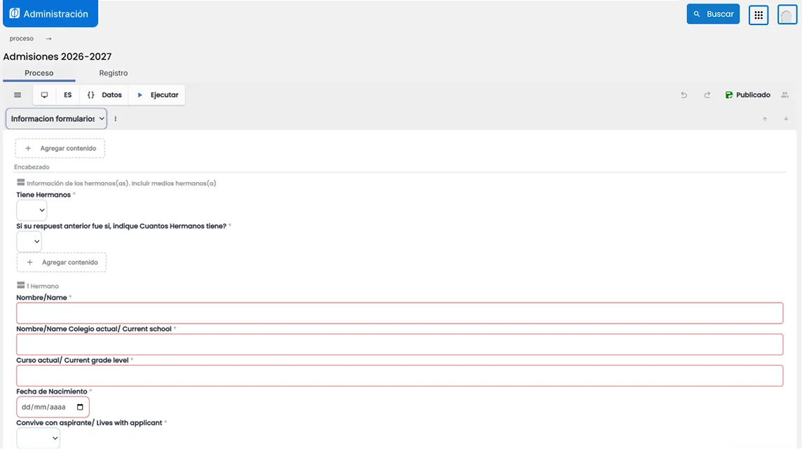 Customizable forms